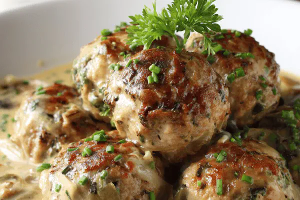 Ensopado de Almôndegas Assadas