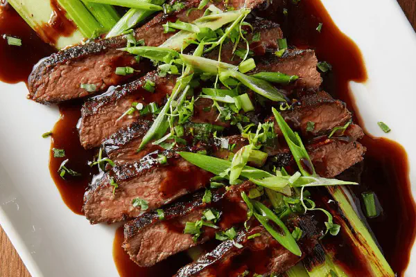 Bavette e Aipo Grelhado