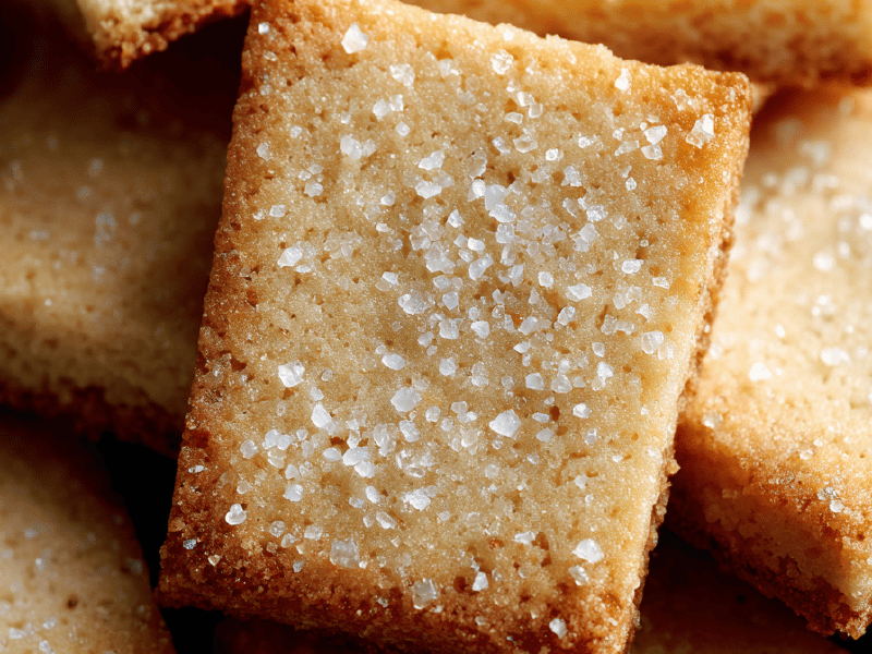 Biscoitos Sablés de Baunilha