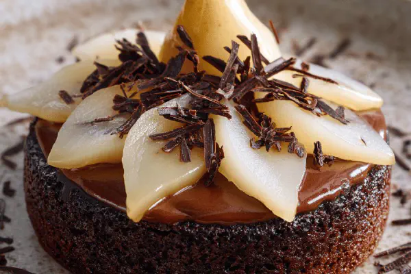 Morango com chocolate twist