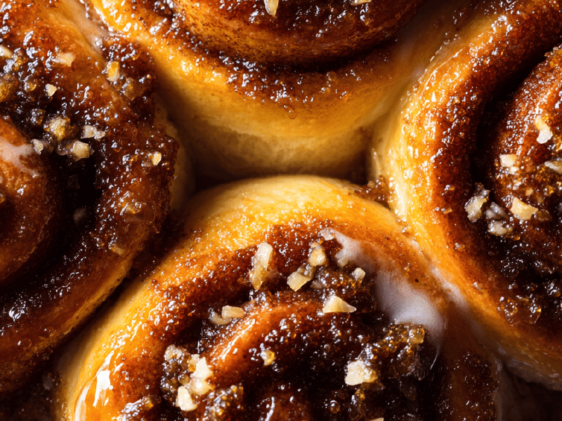 Brioches de Canela Caramelizadas