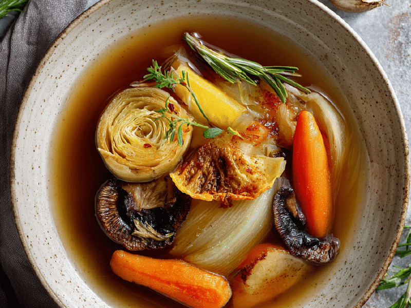 Caldo Vegetal Aromático