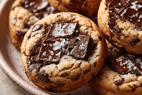 Cookies de Pudim de Banana com Chocolate Branco