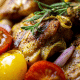 Frango cremoso com pimentão e milho