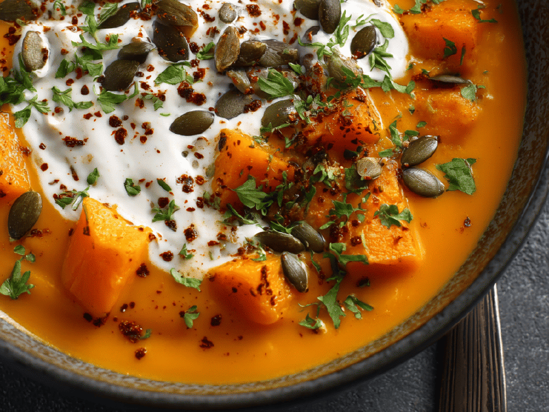 Creme de Batata Doce Assada