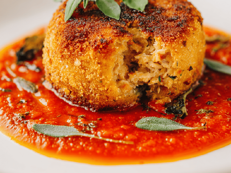 Croquetes de Atum com Molho Marinara