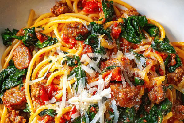 Espaguete na Frigideira