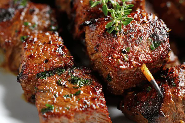 Bife de Denver com Marinada doce e picante