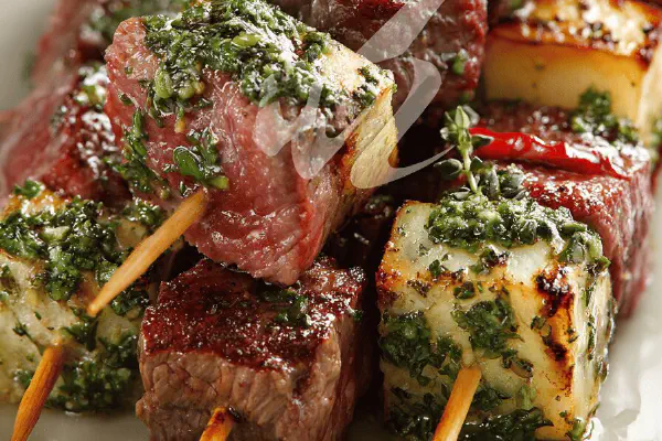 Bife de Denver com Marinada doce e picante