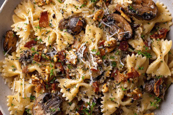 Camarão Cajun Alfredo