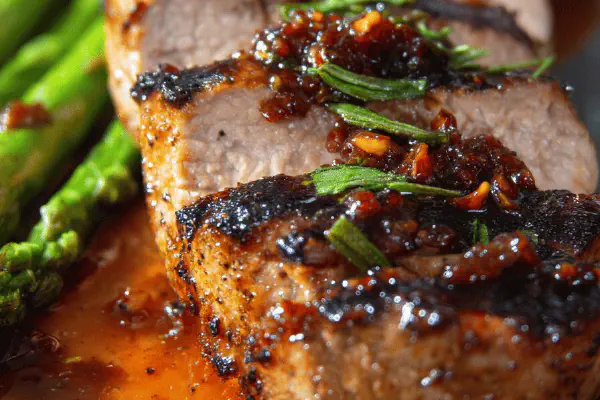 Pernil ao Mel e Tomilho