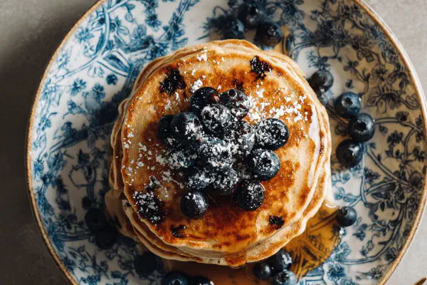 Panquecas no Forno com Toque de Coco