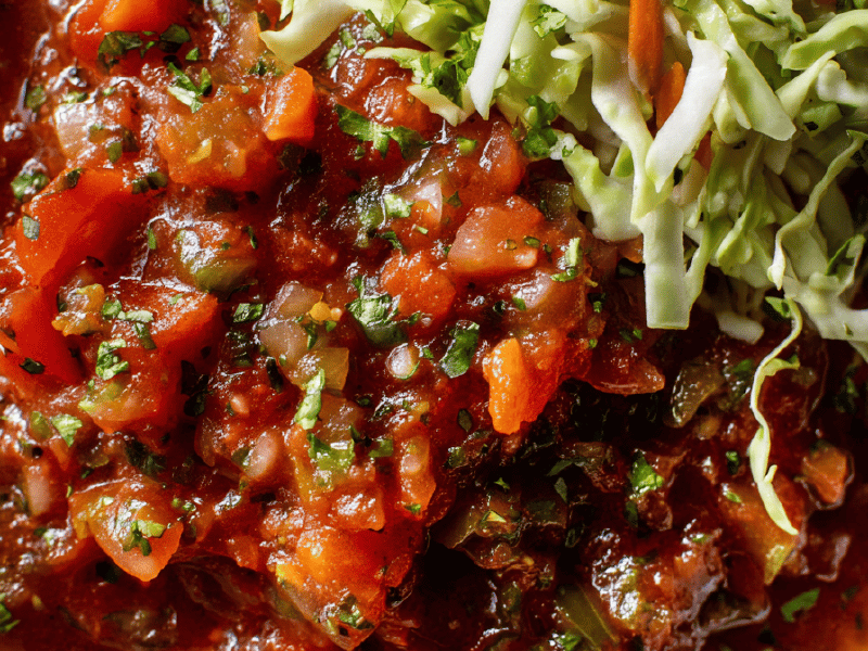 Molho e Salada para Pupusas