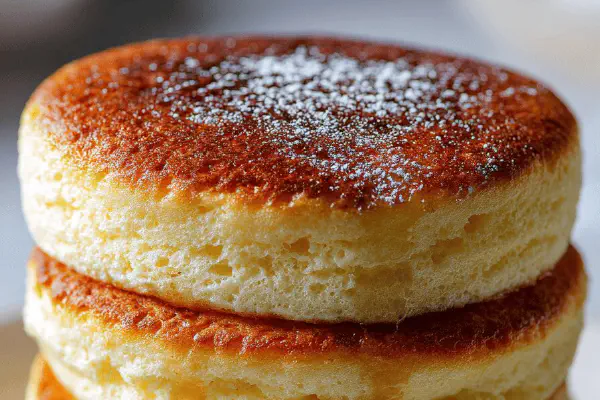 Panquecas no Forno com Toque de Coco