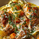 Tortellinis com pancetta e ervilhas