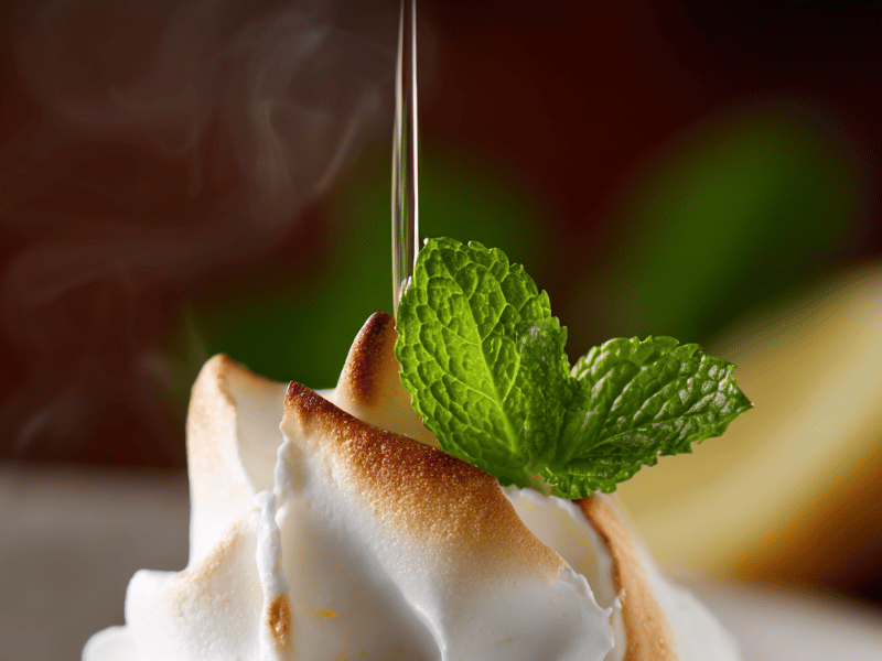 Pavlova Maple e Mirtilos