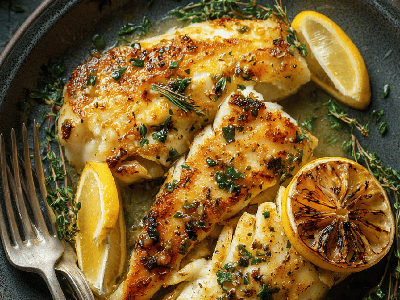 Peixe ao Mel e Mostarda