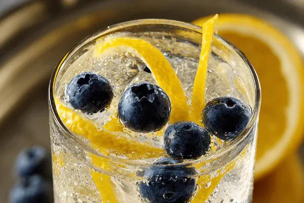 Fizz de Lílás com Gin