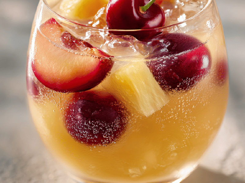 Punch de Cerejas Vermelhas