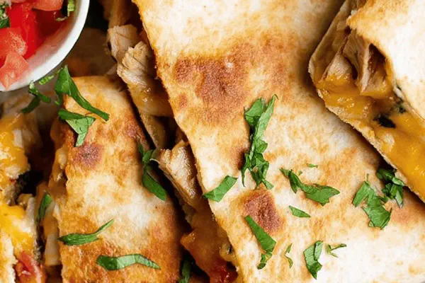 Tostadas de Abóbora Espaguete com Frango