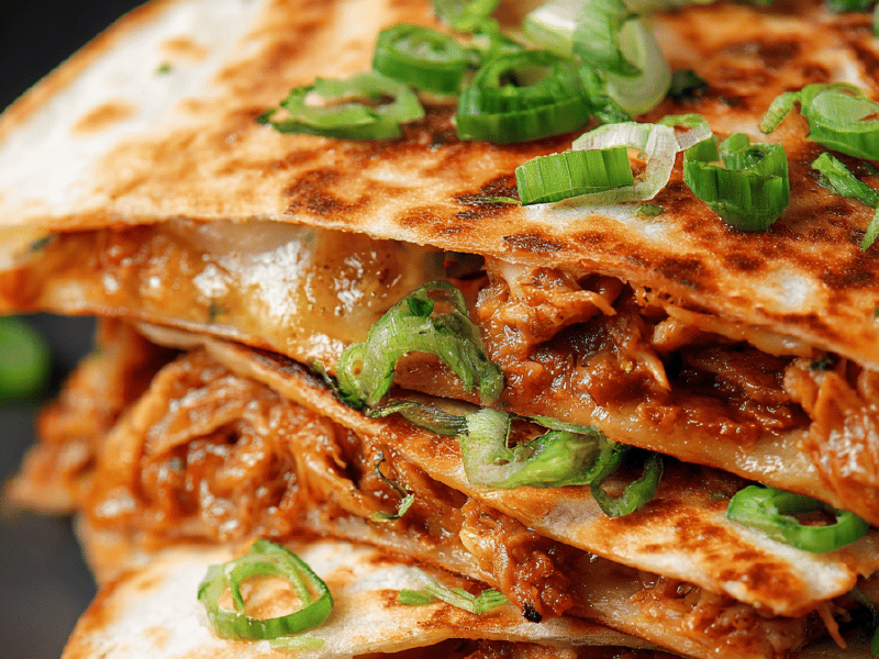 Quesadillas porco milho