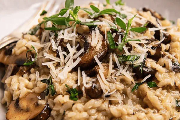 Risoto de Ervilha com Bacon