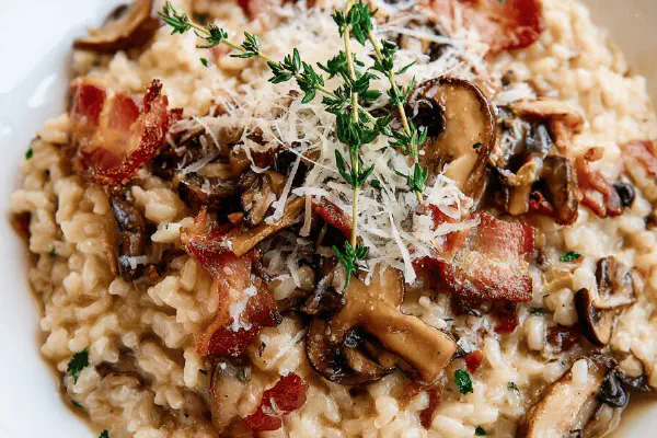 Risoto Rústico de Cogumelos