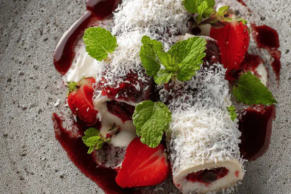 Torta de Morango com Cream Cheese