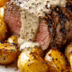 Bife com tomilho e alecrim