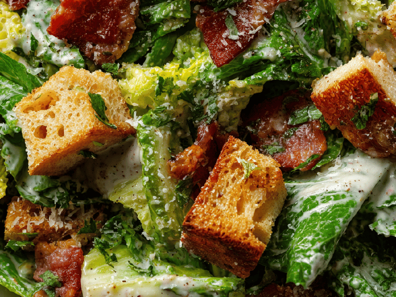 Salada César leve e repaginada