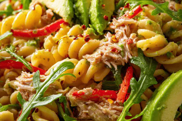 Massa Fria com Atum e Ervilha