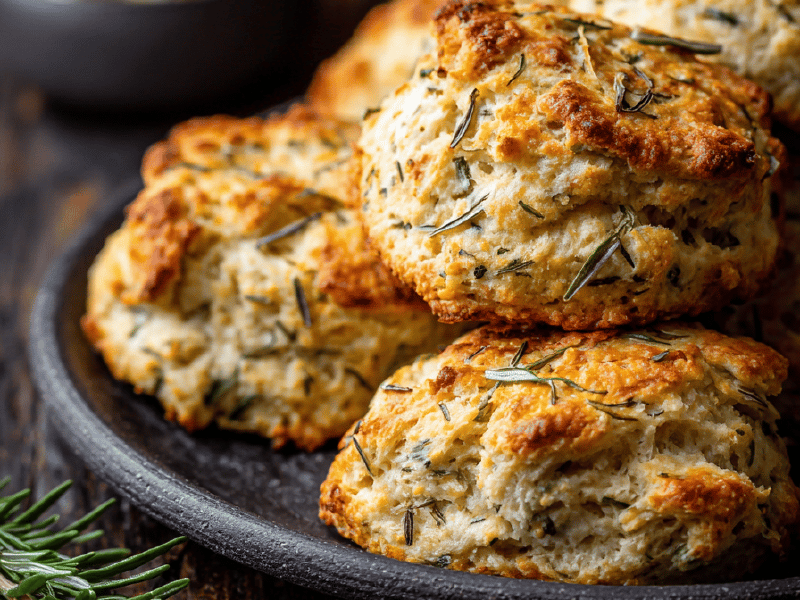 Scones Naturais com Toque de Canela