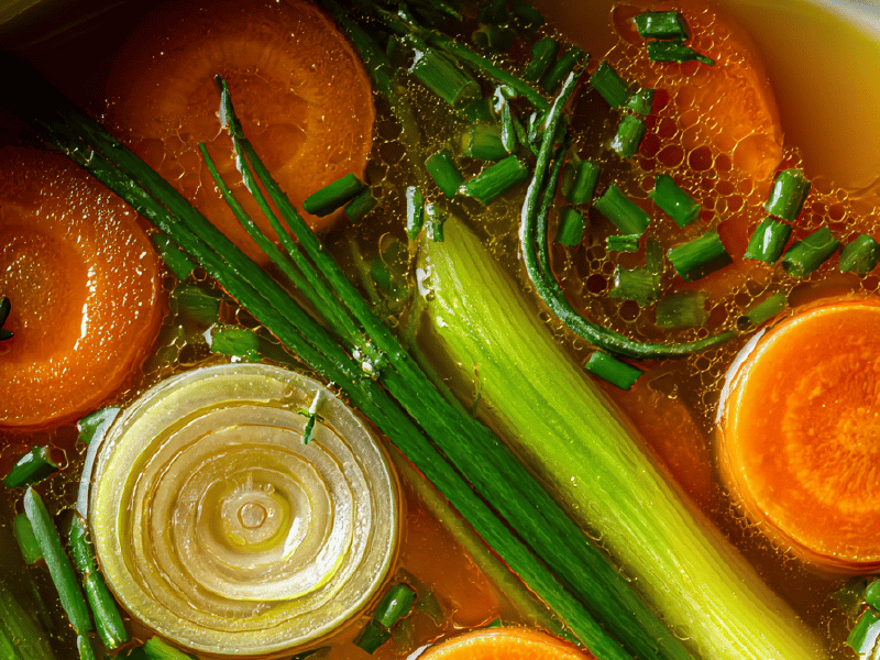 Sopa de Botões com Twist