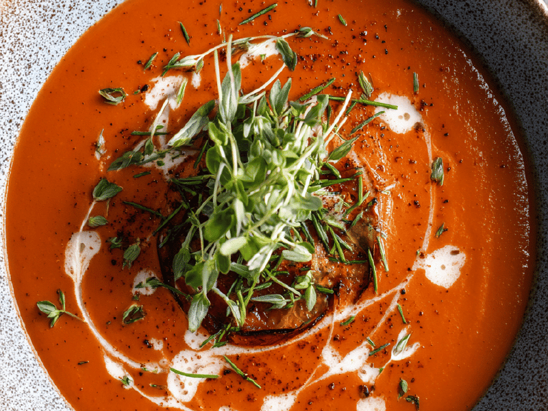 Sopa de Tomate Assado