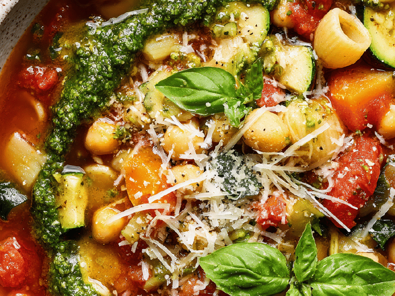 Sopa Minestrone Verde Repaginada