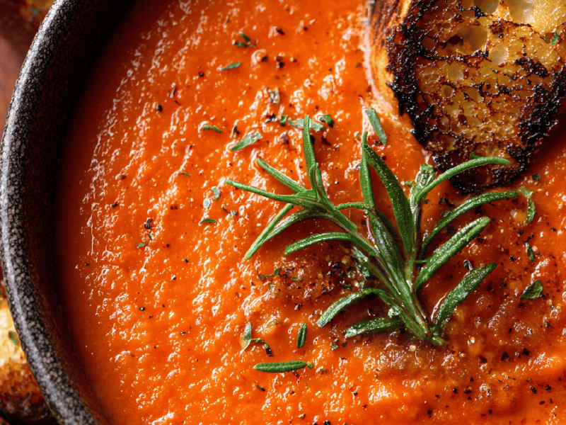 Sopa Tomate Feijão Branco