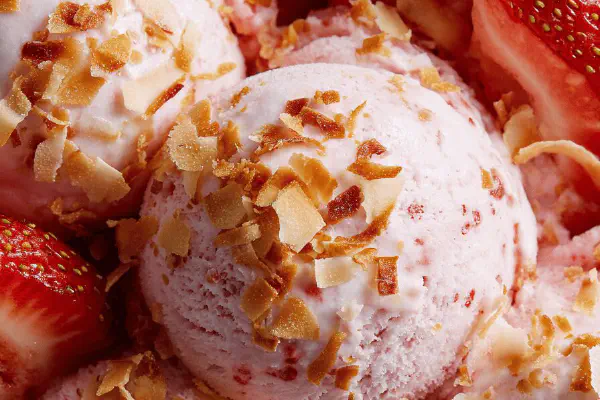 Sorvete Cremoso de Pêssego