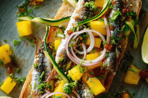 Tarte Tapenade e Peixe