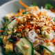 Salada Fattouche com Lentilhas
