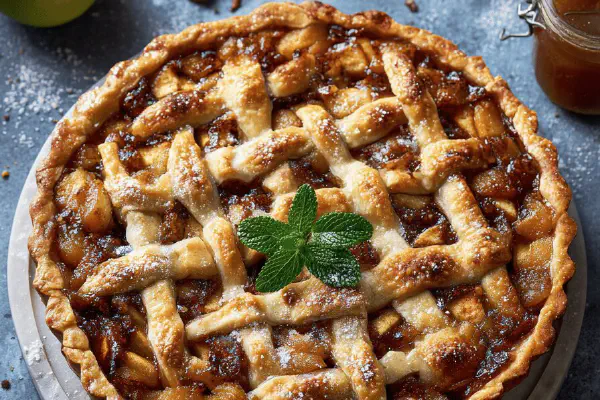 Torta de Maçã com Geleia