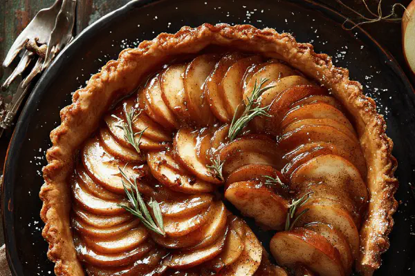 Torta de Maçã com Geleia